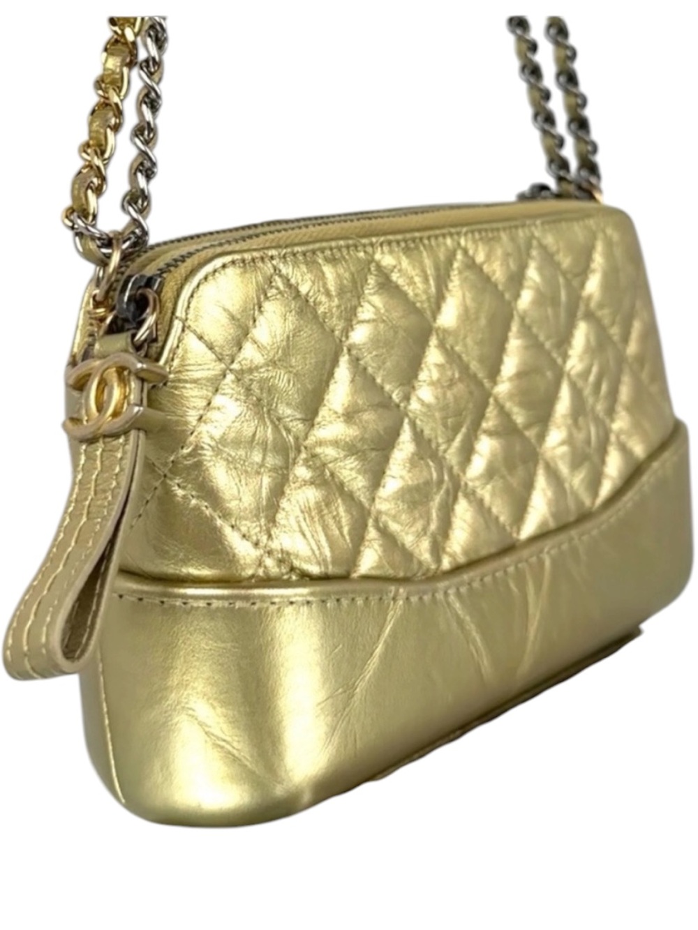 CHANEL GABRIELLE WOC LEATHER SHOULDER/CROSSBODY BAG